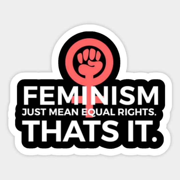 Feminism Just Mean Equal Rights | Feminists T-Shirts Gift